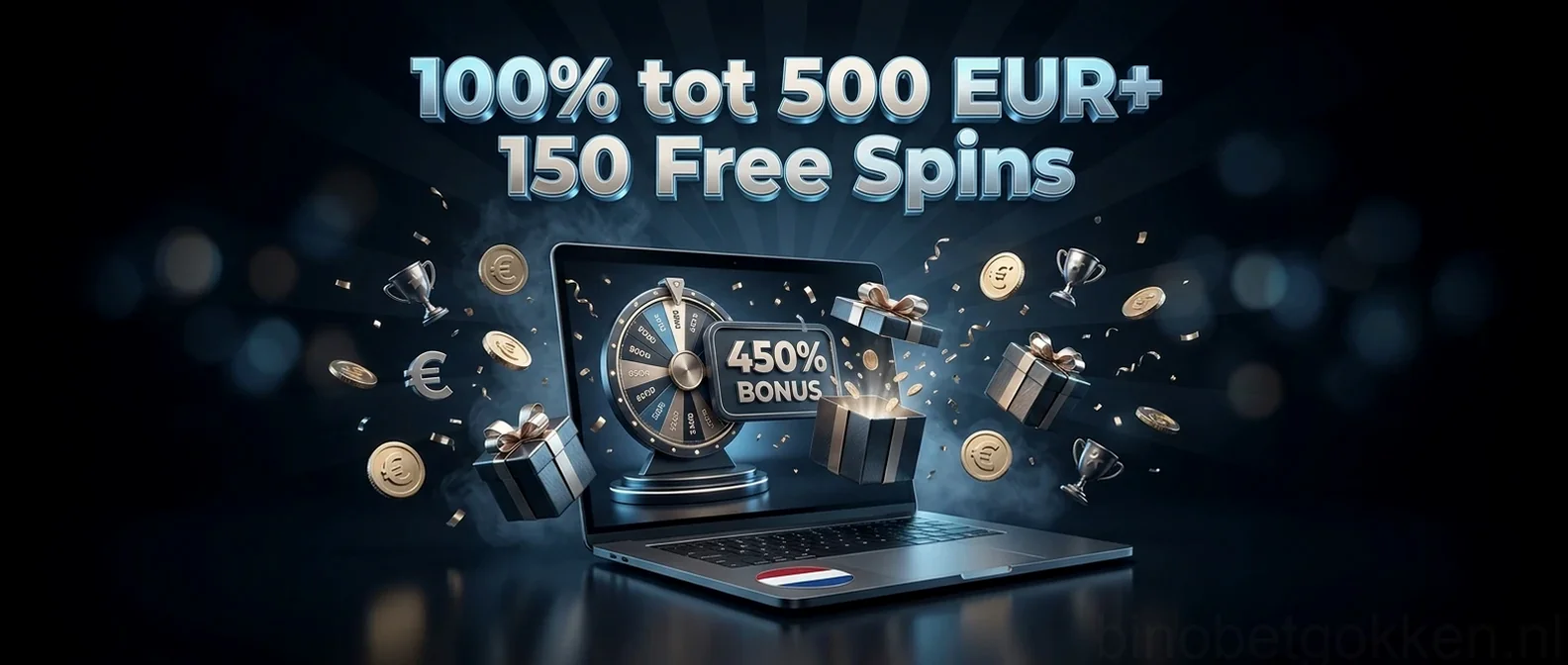 100% tot 500 EUR+ 150 Free Spins